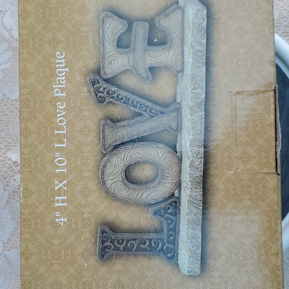 LOVE Plaque looks/feels like stone Dicksons brand - Picture 9 of 10